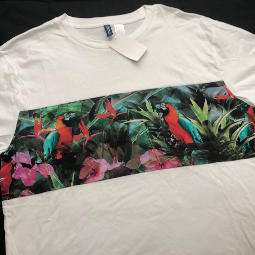 H&M white tee